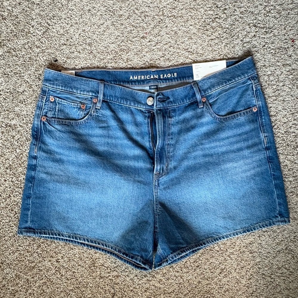 American Eagle Outfitters Super High-Rise Jean Shorts